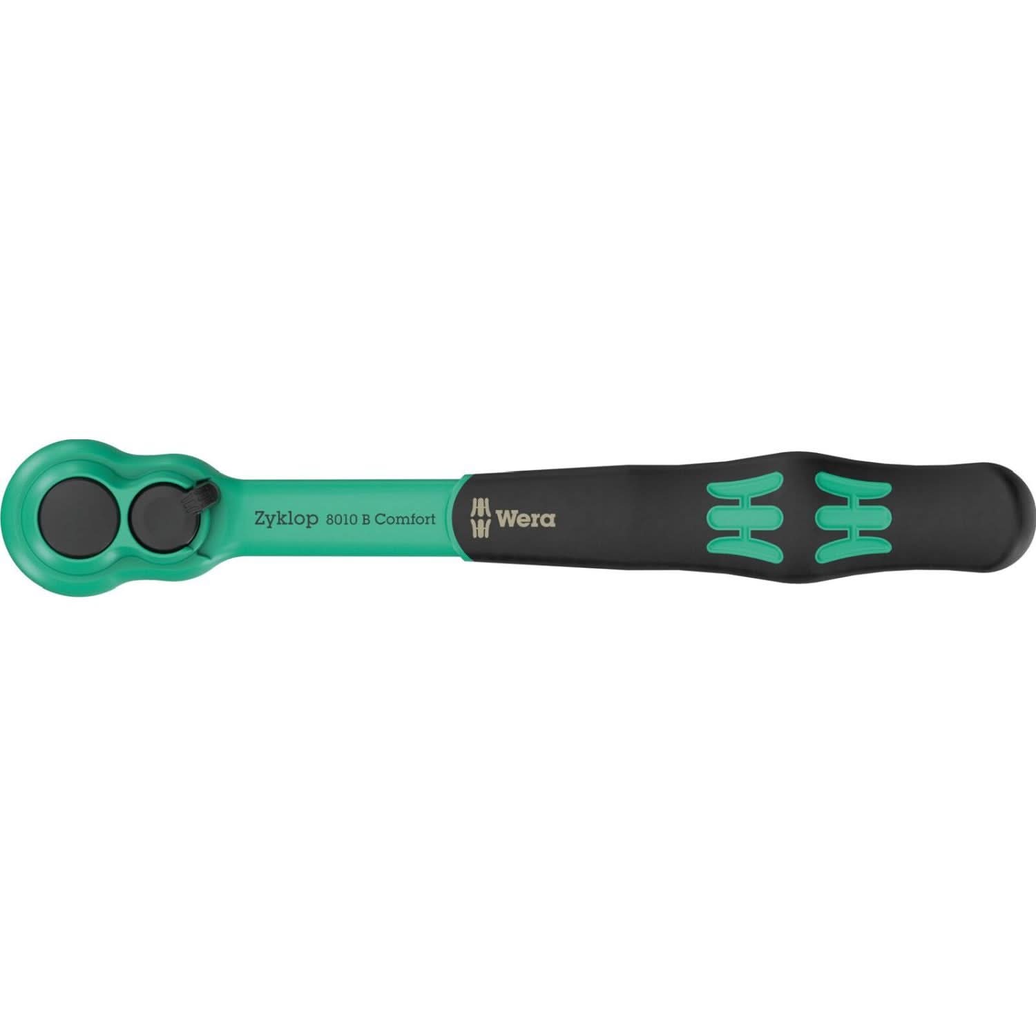 Wera 8010 B Zyklop Comfort Ratchet, With Reversing Lever, With 3/8-in. Drive, 3/8-in.x230-mm.