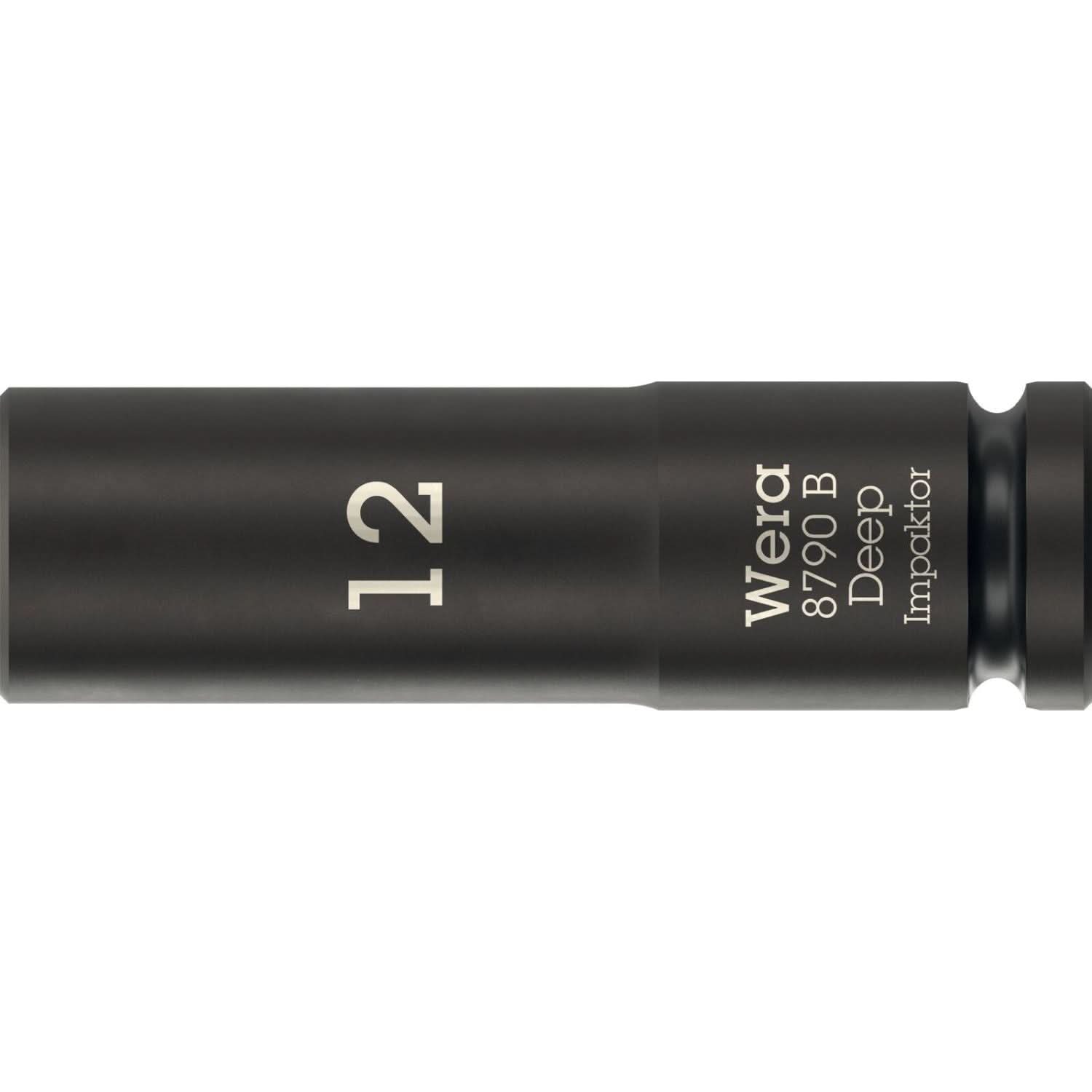 Wera 8790 B Impaktor Deep Socket With 3/8-in. Drive, 12x63-mm.