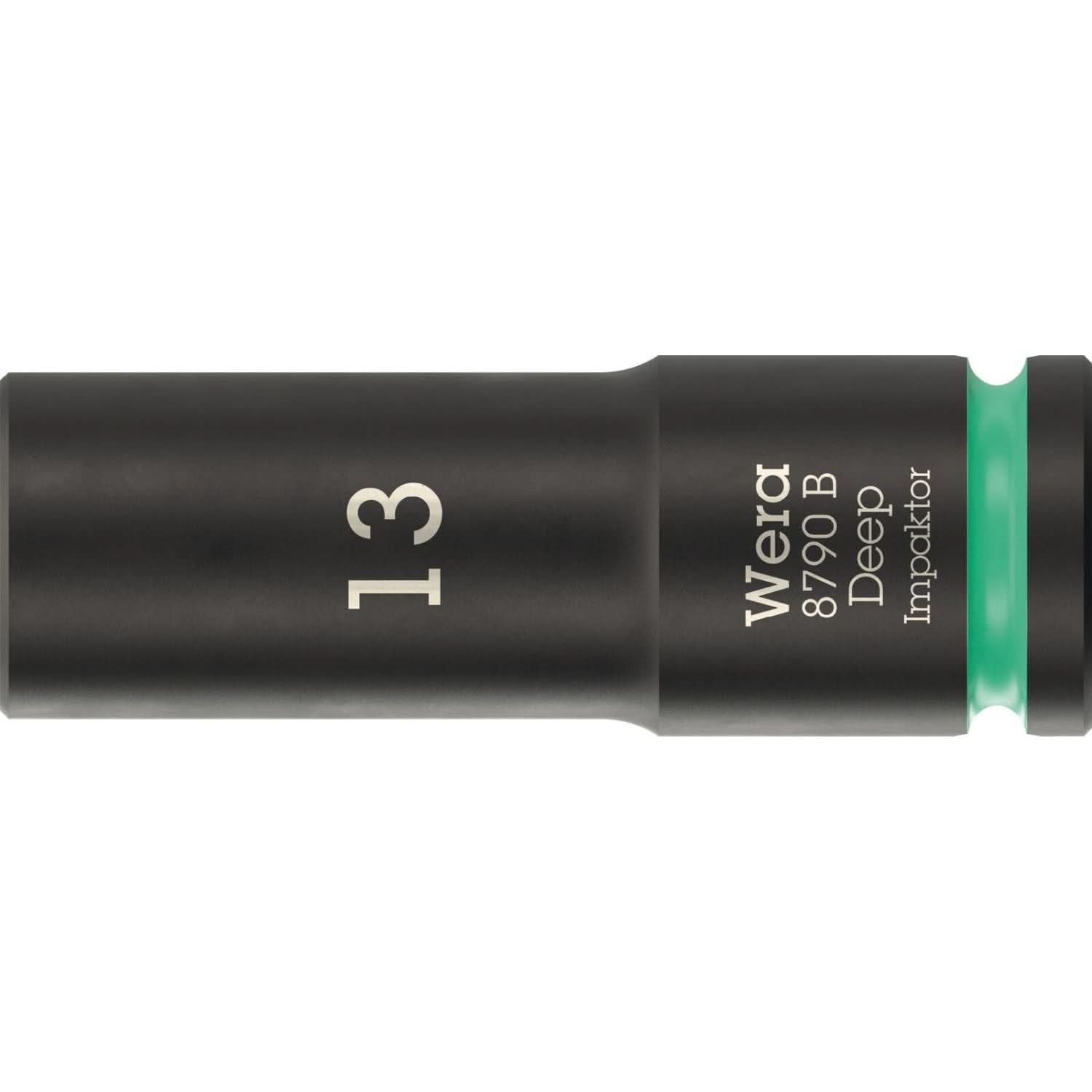 Wera 8790 B Impaktor Deep Socket With 3/8-in. Drive, 15x63-mm.