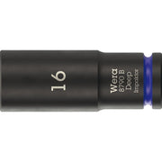 Wera 8790 B Impaktor Deep Socket With 3/8-in. Drive, 16x63-mm.