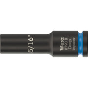 Wera 8790 B Impaktor Deep Socket With 3/8-in. Drive, 5/16-in.x63-mm.