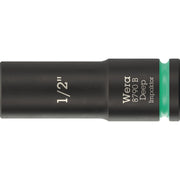 Wera 8790 B Impaktor Deep Socket With 3/8-in. Drive, 1/2-in.x63-mm.