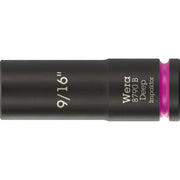 Wera 8790 B Impaktor Deep Socket With 3/8-in. Drive, 9/16-in.x63-mm.