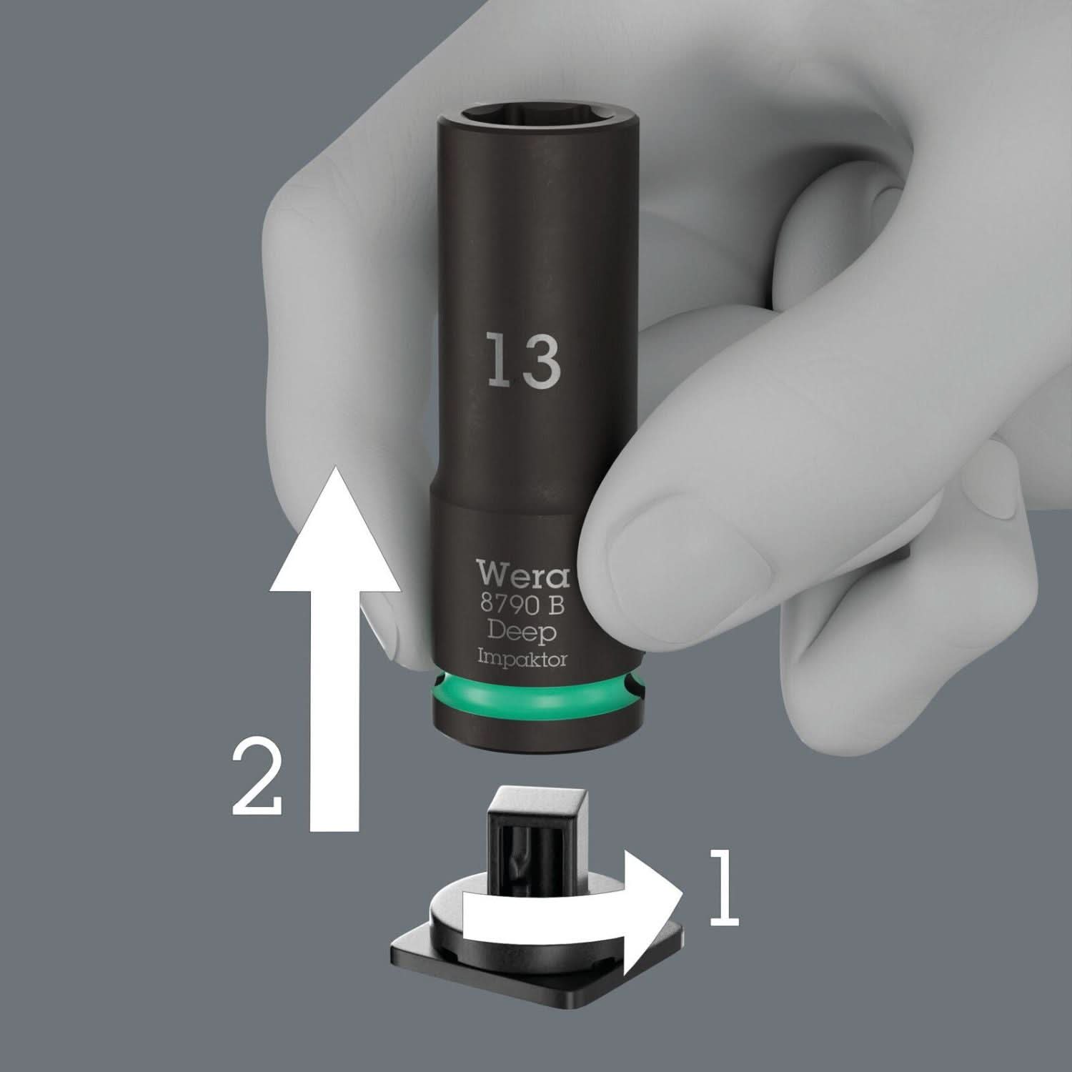 Wera 8790 B Impaktor Deep Set 1, 14-Pieces