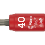 Wera 8767 A VDE Hf Torx Zyklop Bit Socket, Insulated, With 1/4-in. Drive, With Holding Function, Torx 40x36-mm.