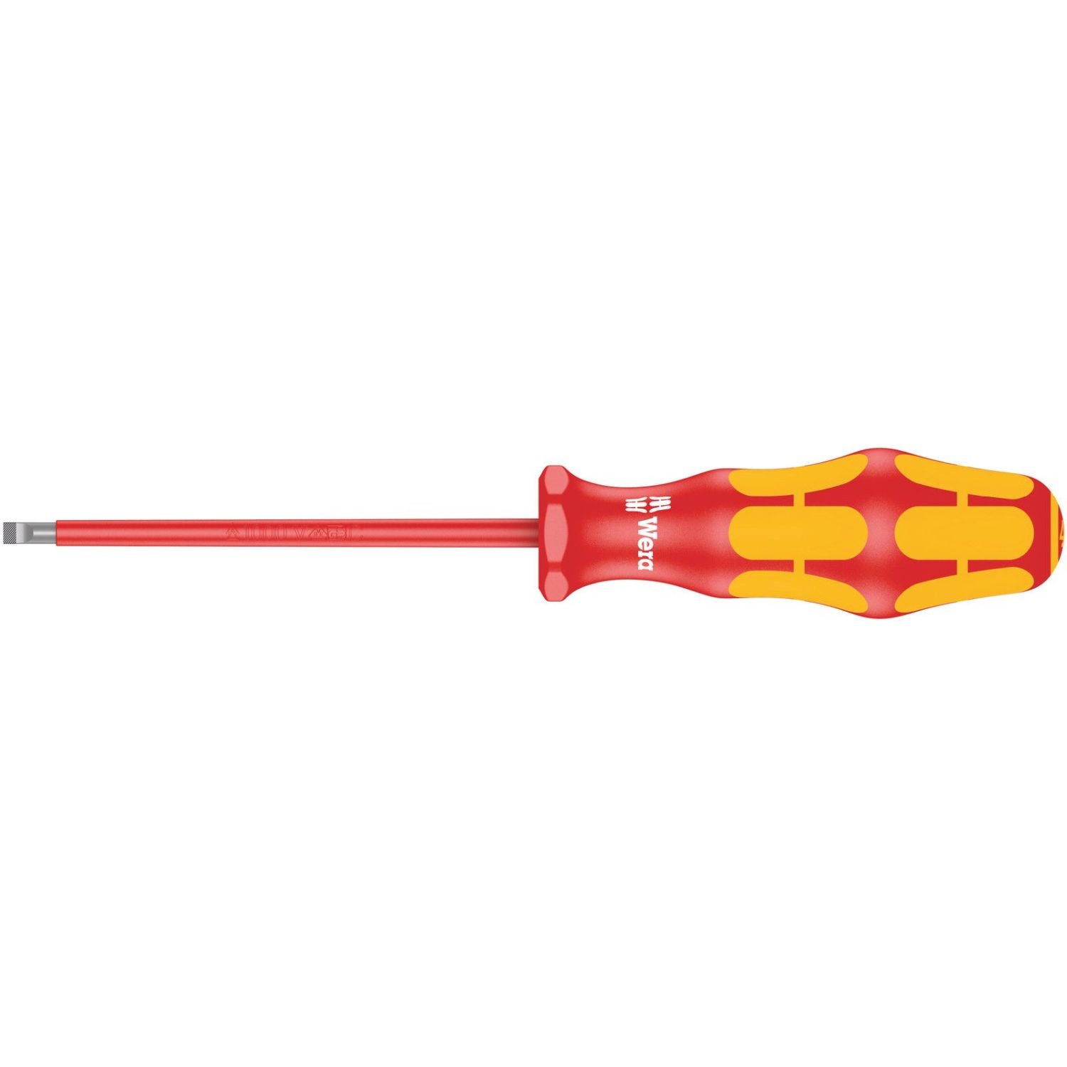 Wera 160 I VDE Insulated Screwdriver For Slotted Screws, 1.2x8x175-mm.