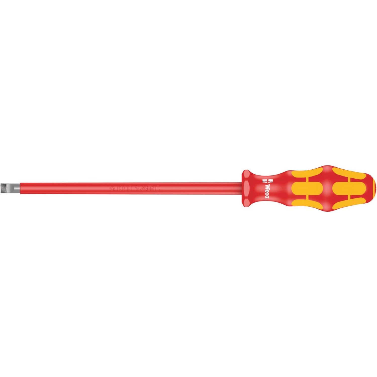 Wera 160 I VDE Insulated Screwdriver For Slotted Screws, 1.6x8x200-mm.