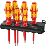 Wera 160 I/6 Rack Screwdriver Set Kraftform Plus Series 100 + Rack, 6-Pieces