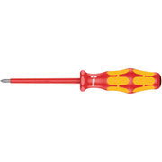 Wera 165 I Pz VDE Insulated Screwdriver For Pozidriv Screws, Pz 0x80-mm.