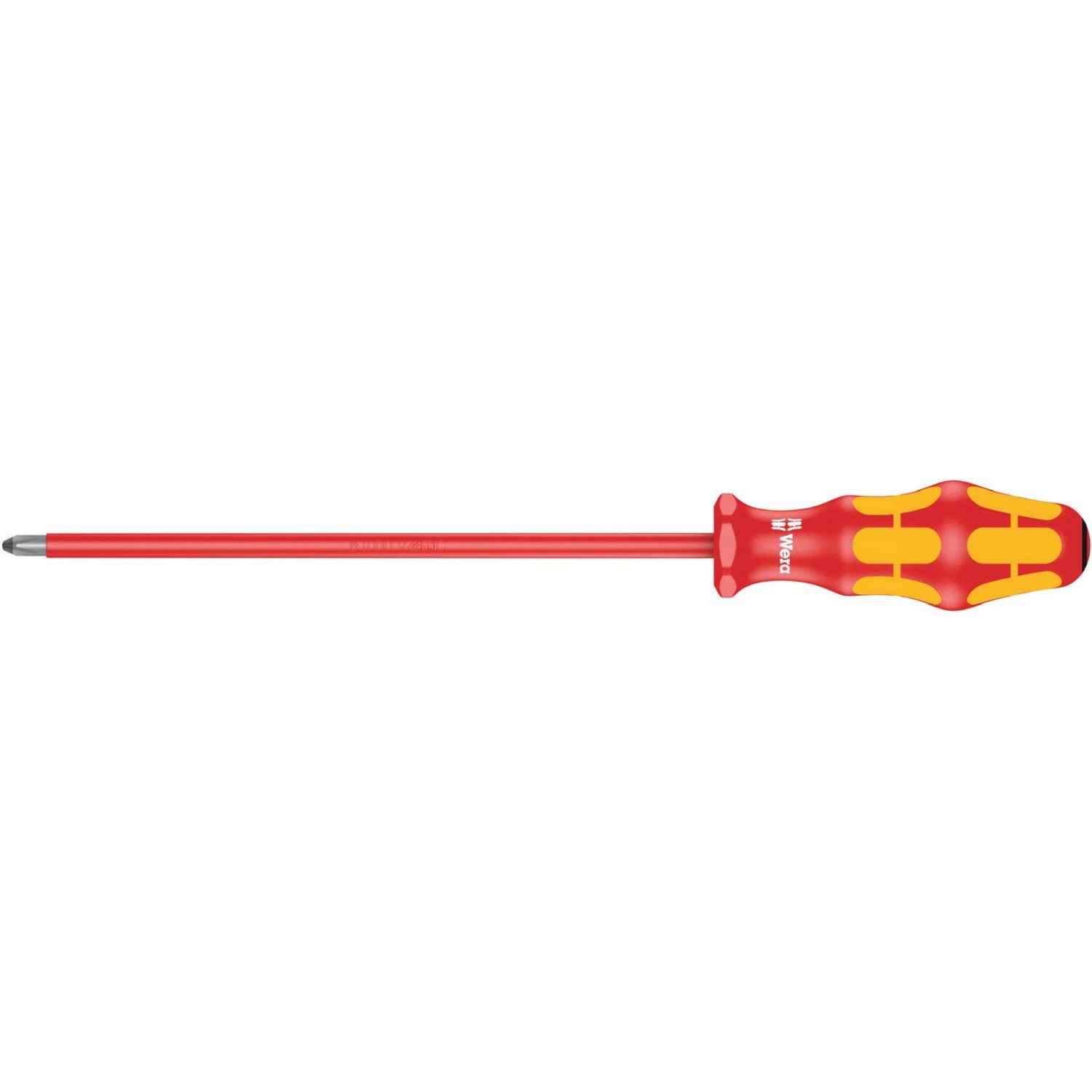 Wera 165 I Pz VDE Insulated Screwdriver For Pozidriv Screws, Pz 2x200-mm.