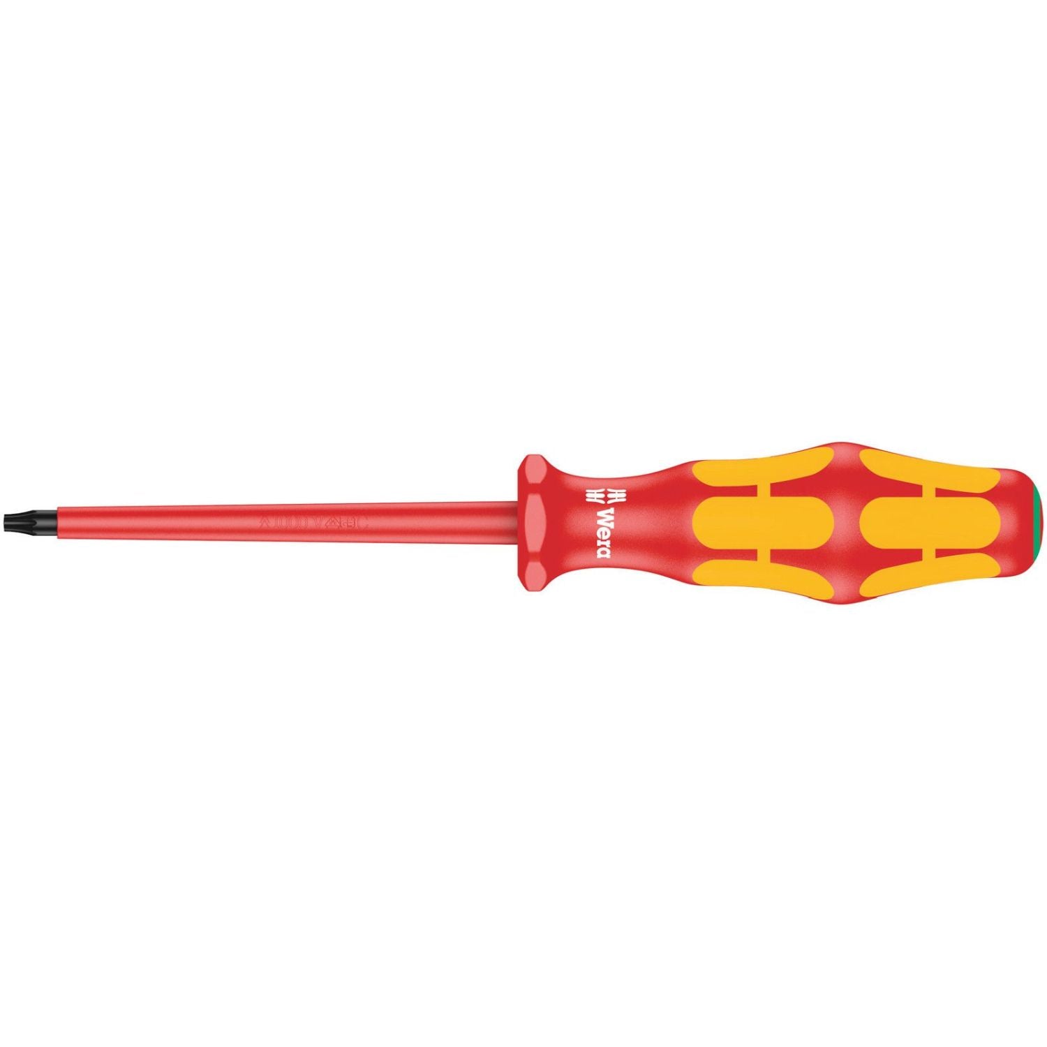 Wera 167 I VDE Insulated Screwdriver For Torx Screws, Torx 10x80-mm.