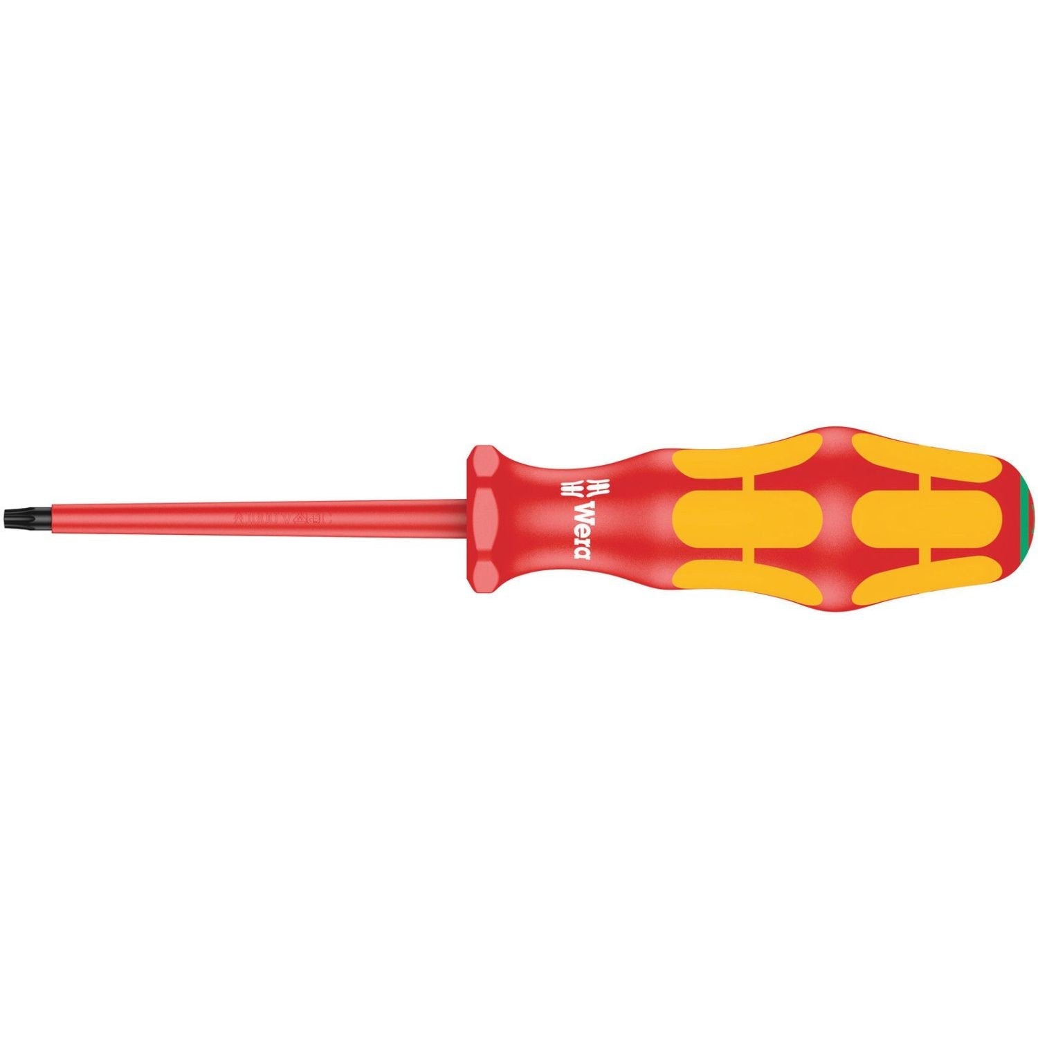 Wera 167 I VDE Insulated Screwdriver For Torx Screws, Torx 15x80-mm.