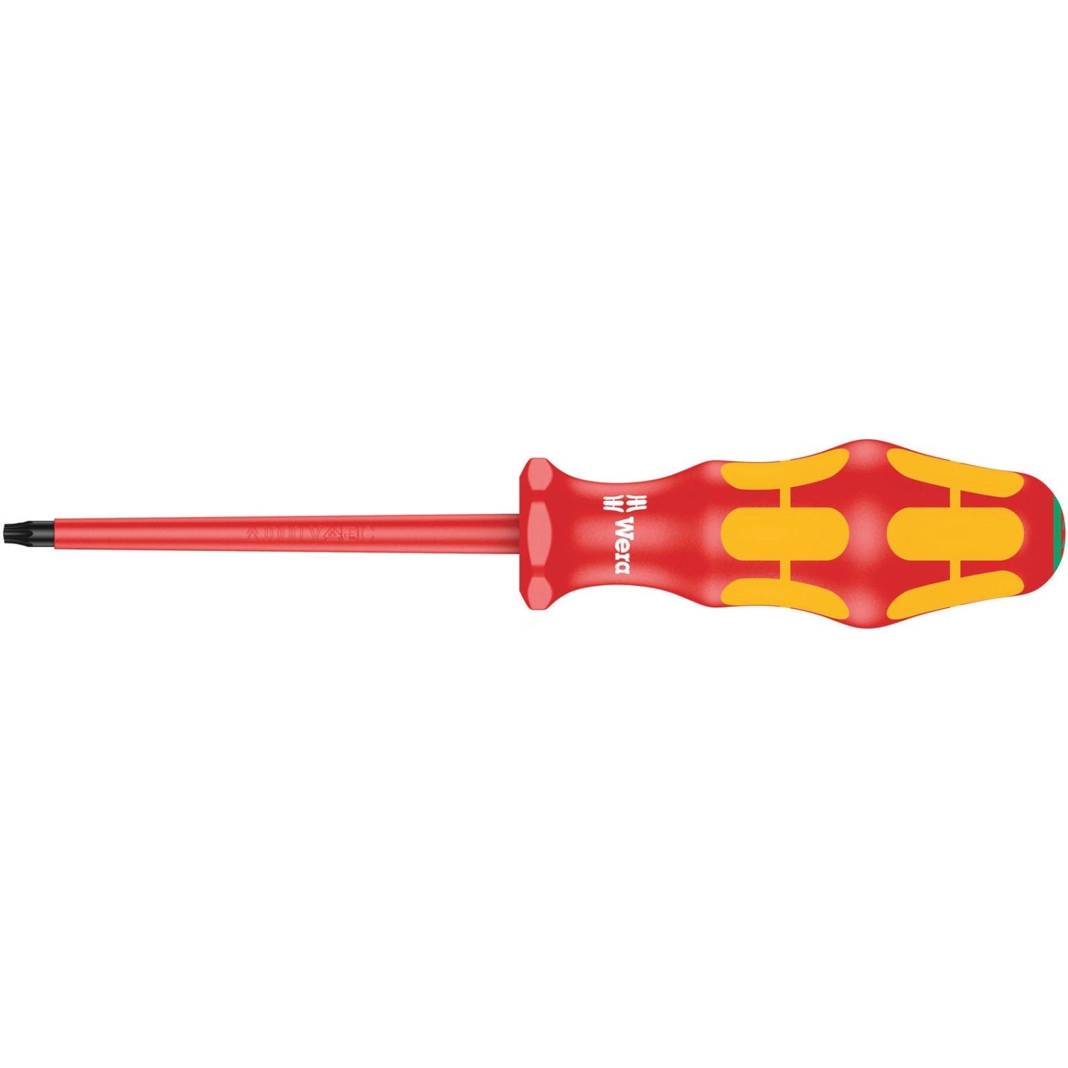 Wera 167 I VDE Insulated Screwdriver For Torx Screws, Torx 25x100-mm.
