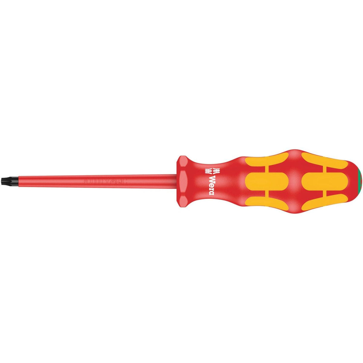 Wera 167 I VDE Insulated Screwdriver For Torx Screws, Torx 27x100-mm.