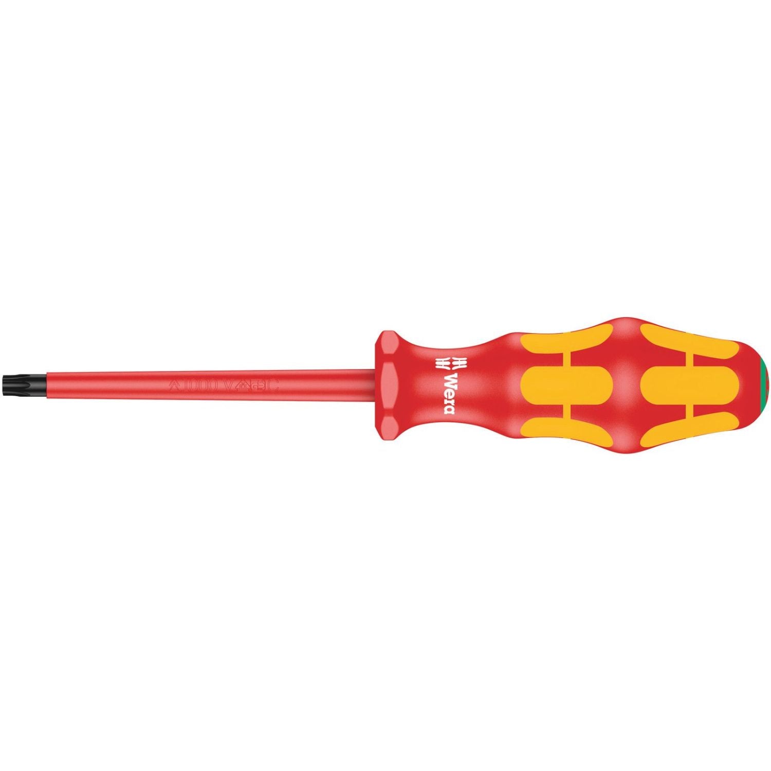 Wera 167 I VDE Insulated Screwdriver For Torx Screws, Torx 30x100-mm.