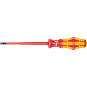 Wera 160 Is VDE Insulated Screwdriver With Reduced Blade Diameter For Slotted Screws, 1x5.5x125-mm.