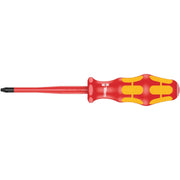 Wera 162 Is Ph VDE Insulated Screwdriver With Reduced Blade Diameter For Phillips Screws, Ph 2x100-mm.