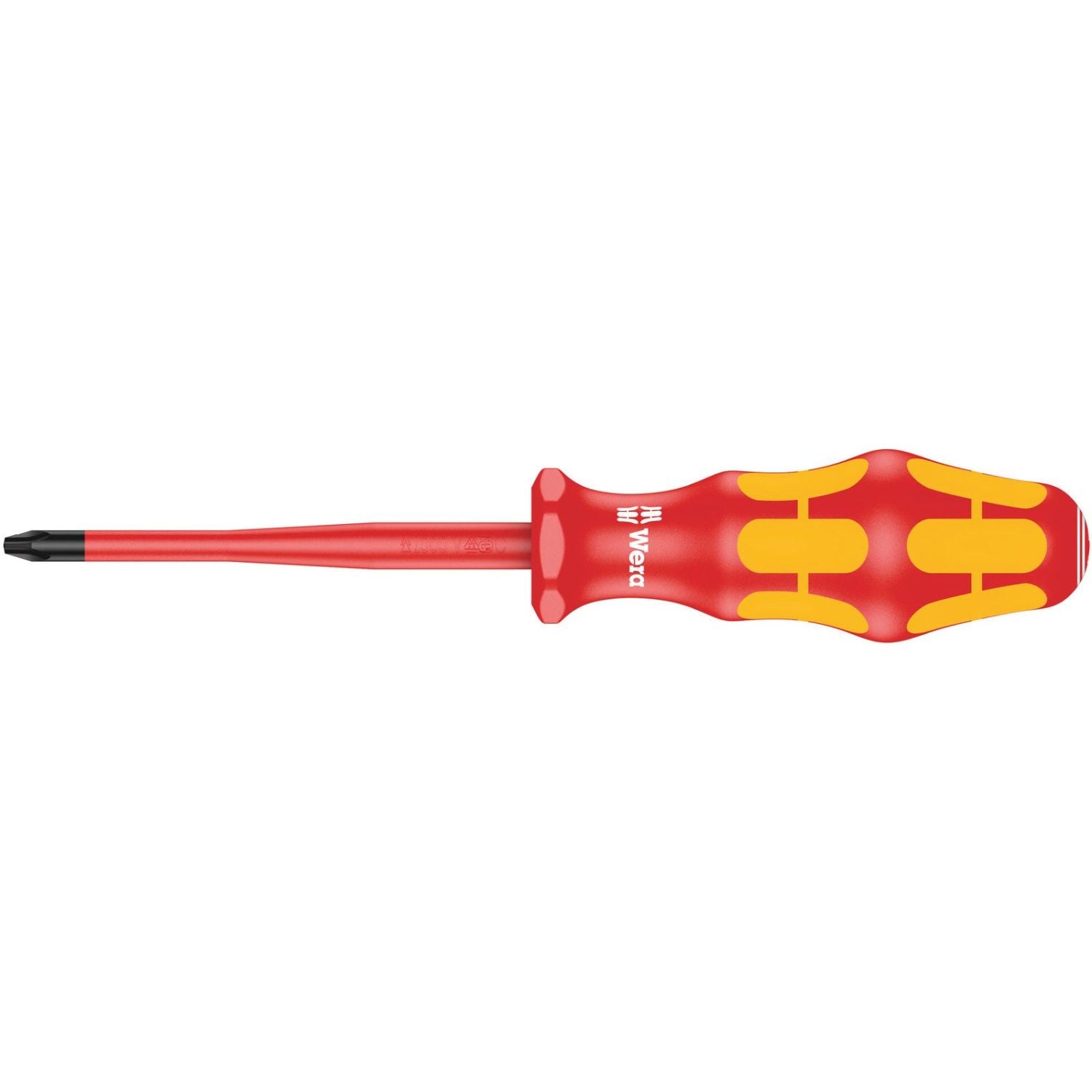 Wera 162 Is Ph VDE Insulated Screwdriver With Reduced Blade Diameter For Phillips Screws, Ph 2x100-mm.