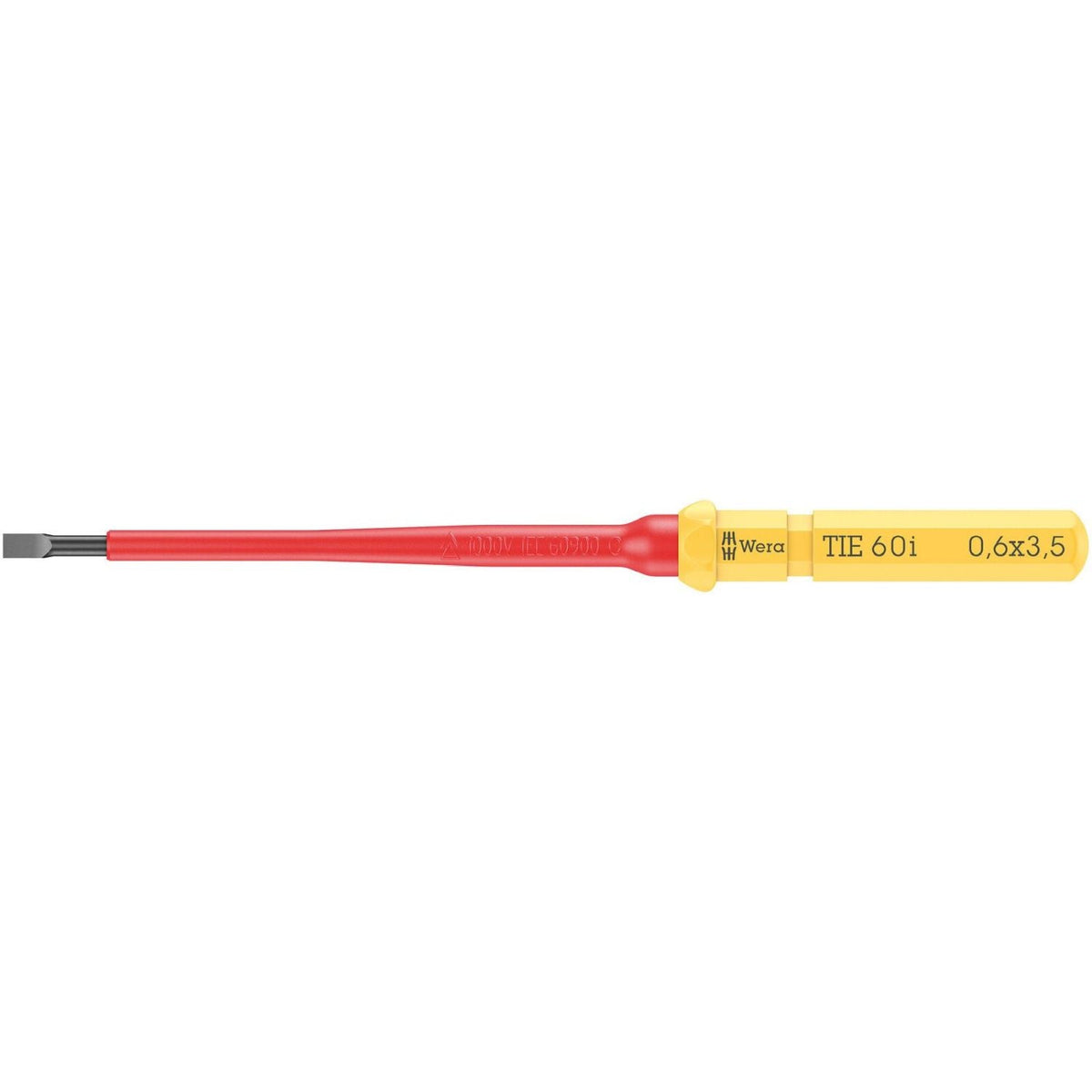 Wera Kraftform Kompakt VDE 60 I Take It Easy, 0.6x3.5x157-mm.