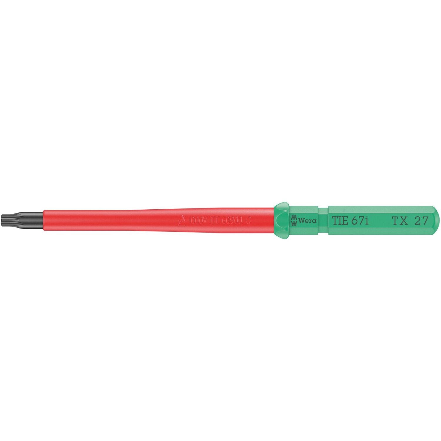 Wera Kraftform Kompakt VDE 67 I Torx Take It Easy, Torx 27x157-mm.