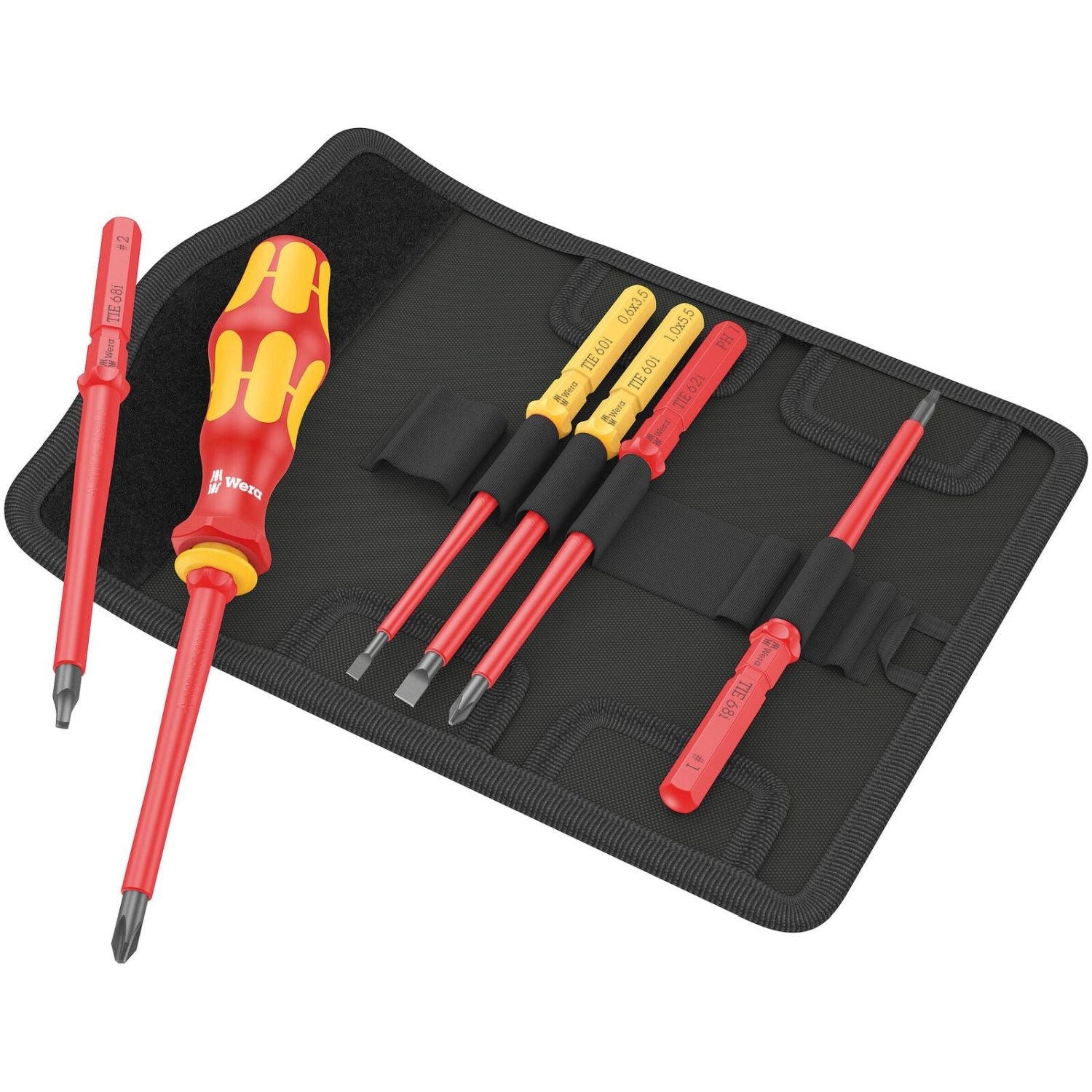 Wera Kraftform Kompakt VDE 7 Imperial 1 Tool Finder, 7-Pieces