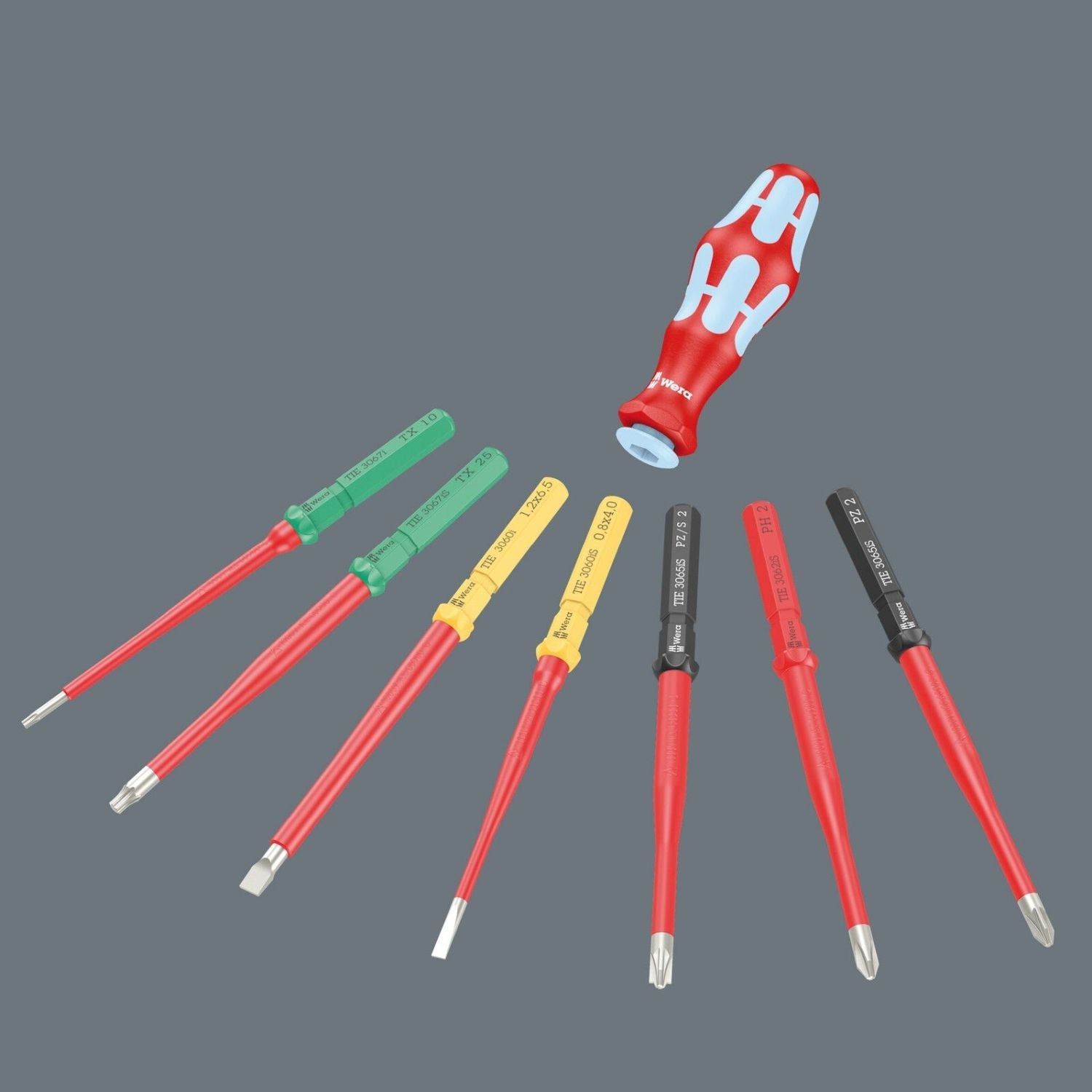 Wera Kraftform Kompakt VDE Stainless 17 Extra Slim 1 Tool Finder, 17-Pieces