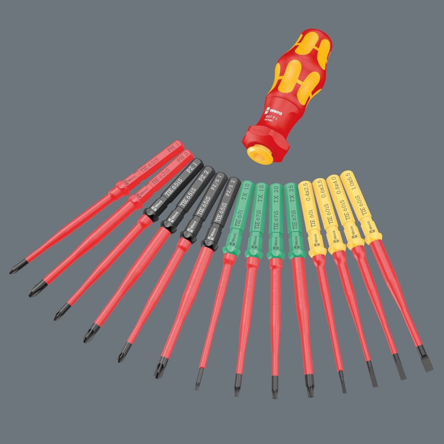 Wera Kraftform Kompakt Turbo I 1 Tool Finder, 16-Pieces