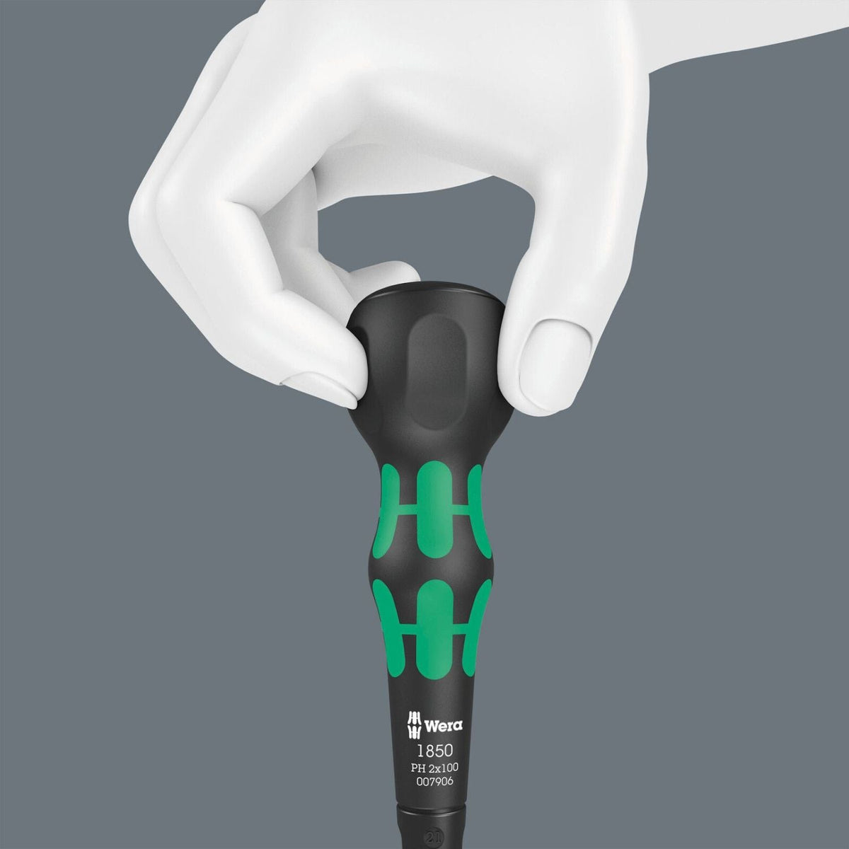 Wera 1850 Ph Kraftform Ball-Grip Phillips-Head Screwdriver, Ph 2x150-mm.