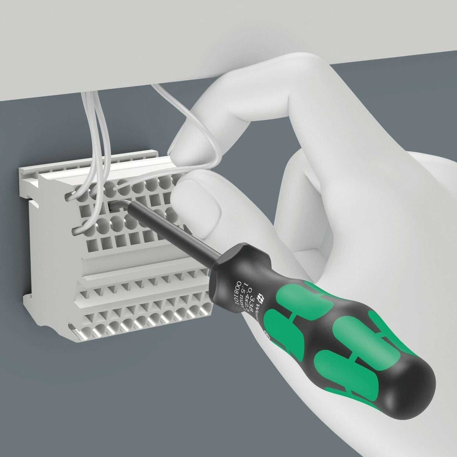 Wera 338 Actuation Tool For Terminal Blocks (Spring Cages), 0.4x2.5x81-mm.