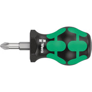 Wera 355 Pz Pozidriv-Head Stubby/Carburetor Screwdriver, Pz 2x25-mm.