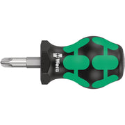 Wera 355 Pz Pozidriv-Head Stubby/Carburetor Screwdriver, Pz 3x25-mm.