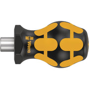 Wera 809/1 Esd Stubby Bitholding Screwdriver, With Retaining Ring, 1/4-in.x54-mm.