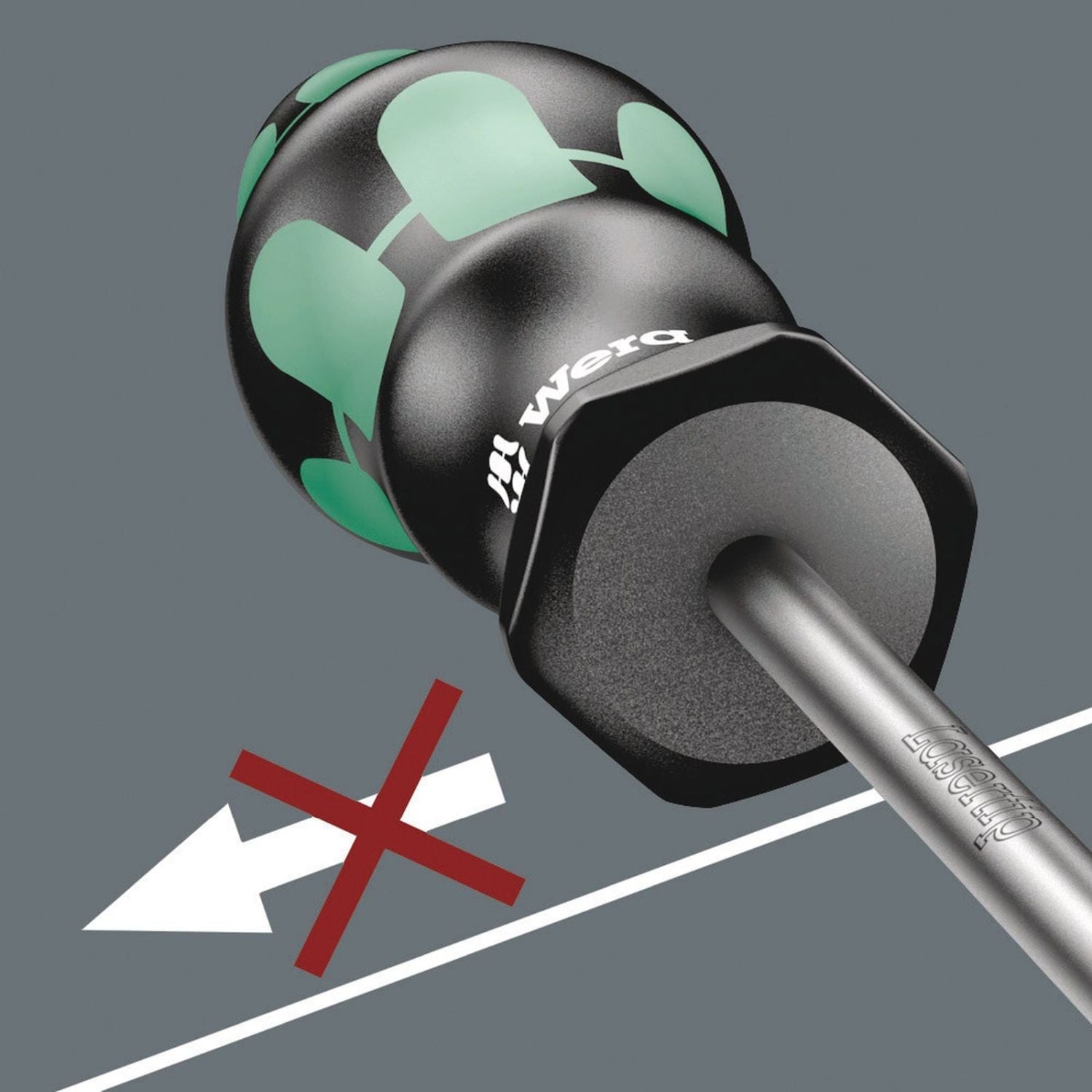 Wera 355 Pz Screwdriver For Pozidriv Screws, Pz 1x80-mm.