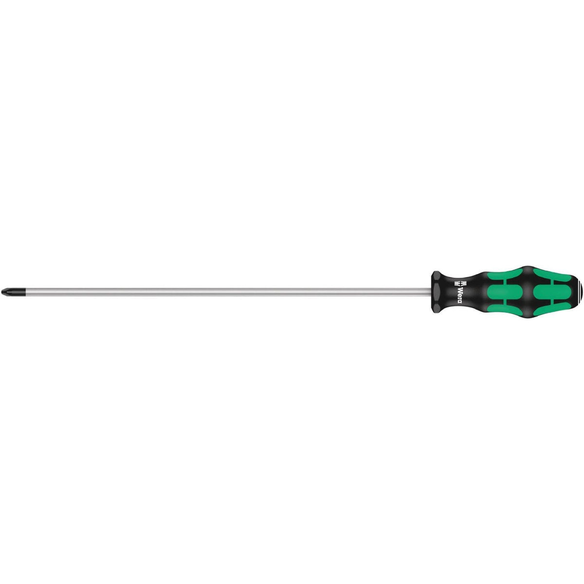 Wera 355 Pz Screwdriver For Pozidriv Screws, Pz 2x300-mm.