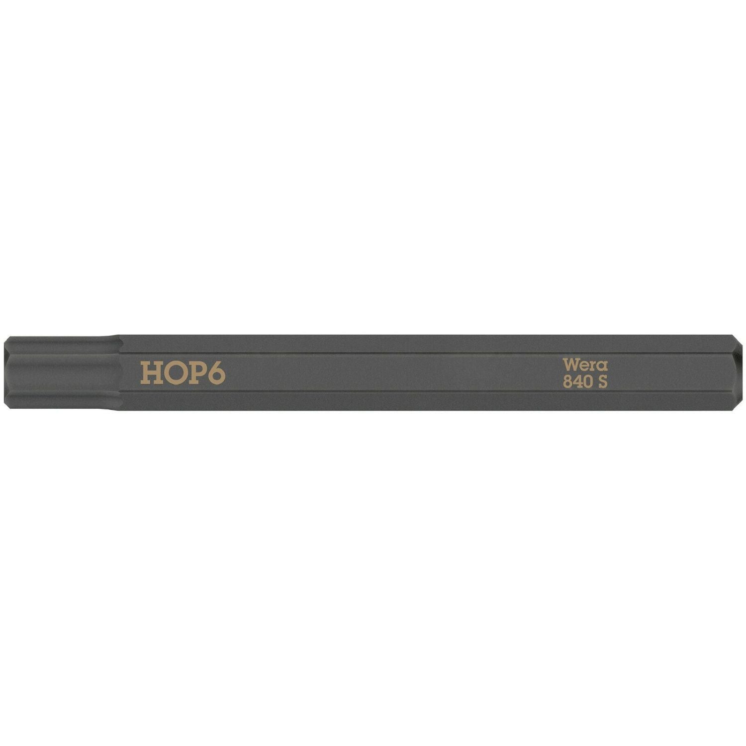 Wera 840 S Hex-Plus Bit For Impact Screwdrivers, 4x70-mm.