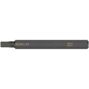 Wera 840 S Hex-Plus Bit For Impact Screwdrivers, 5/32-in.x70-mm.