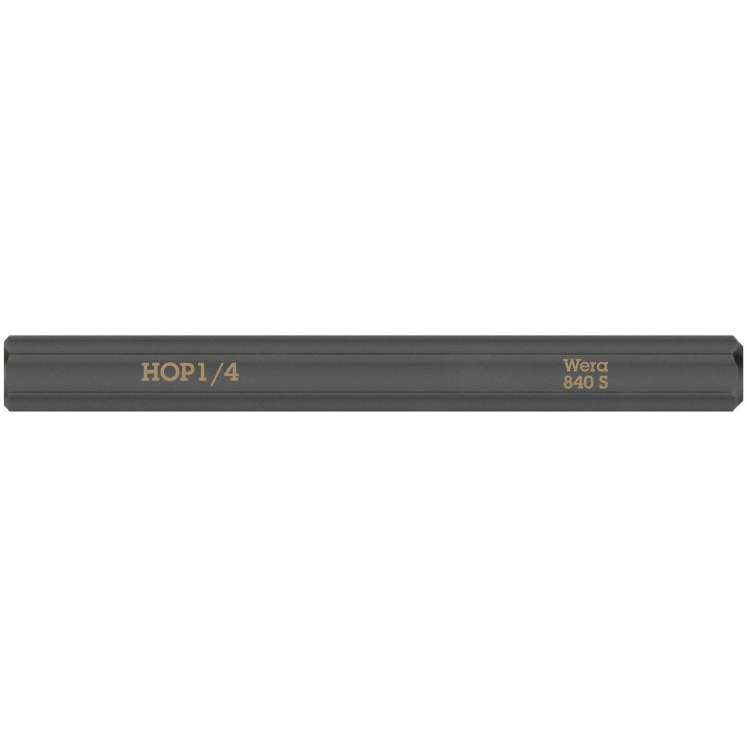 Wera 840 S Hex-Plus Bit For Impact Screwdrivers, 1/4-in.x70-mm.