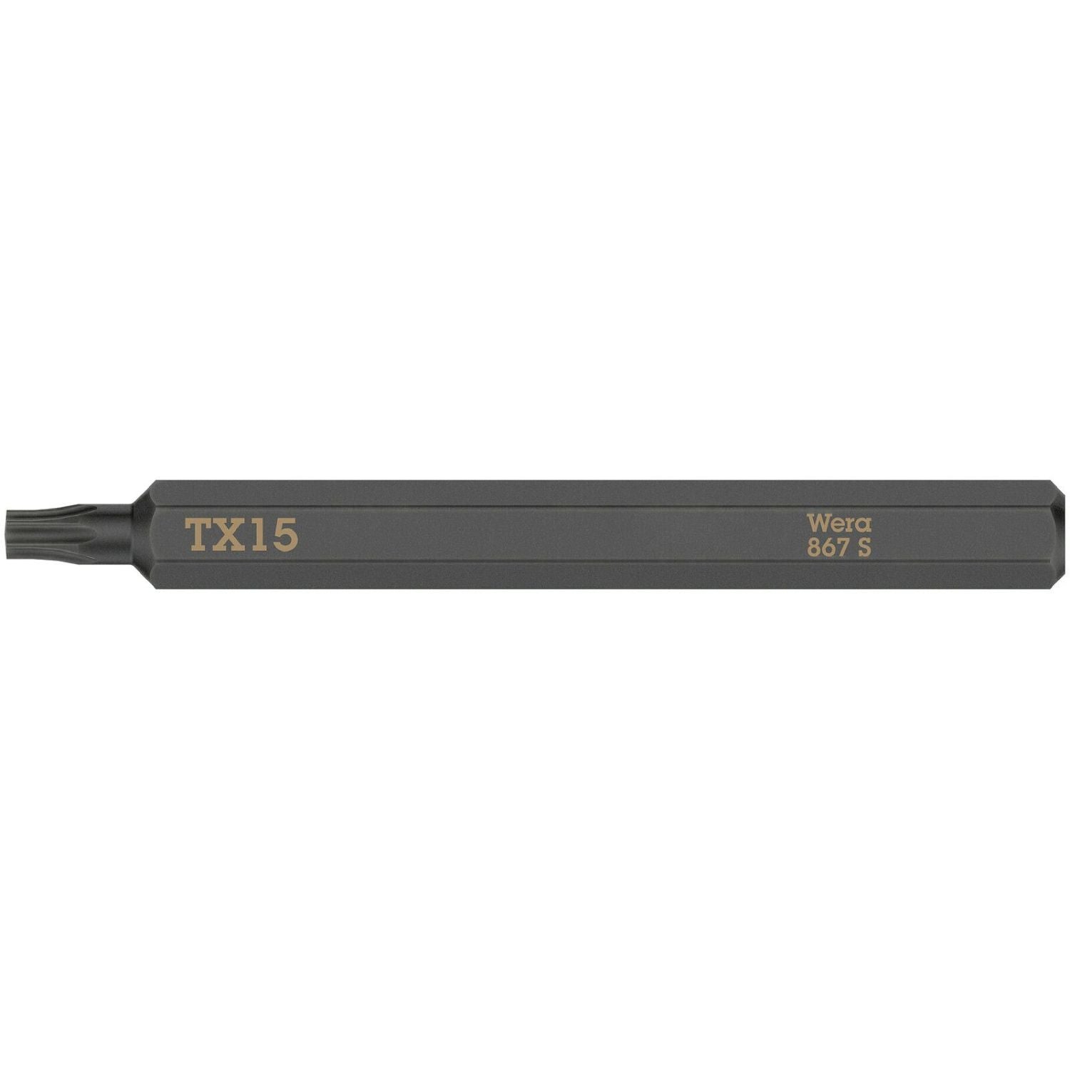 Wera 867 S Torx Bit For Impact Screwdrivers, Torx 15x70-mm.