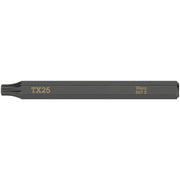 Wera 867 S Torx Bit For Impact Screwdrivers, Torx 25x70-mm.