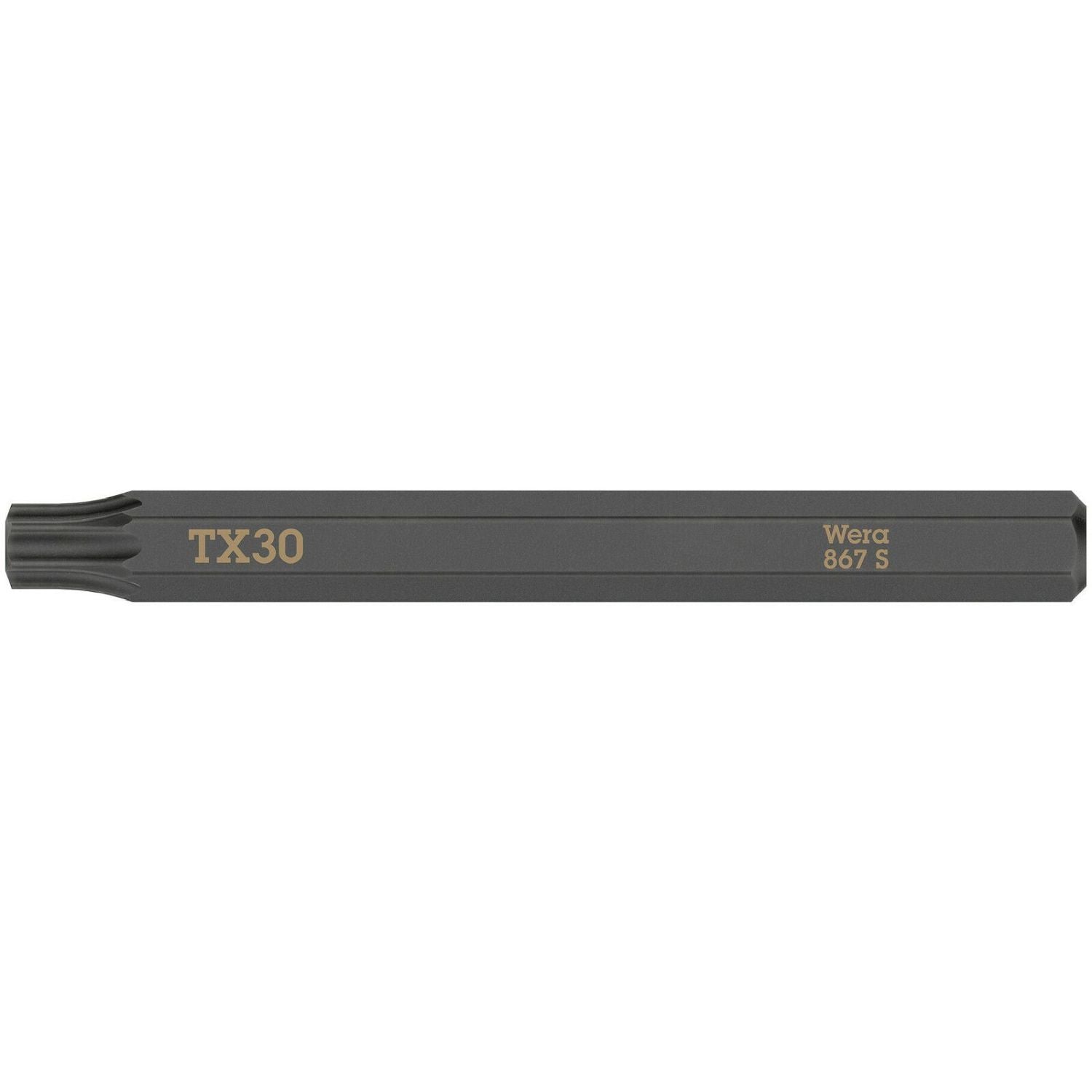 Wera 867 S Torx Bit For Impact Screwdrivers, Torx 30x70-mm.