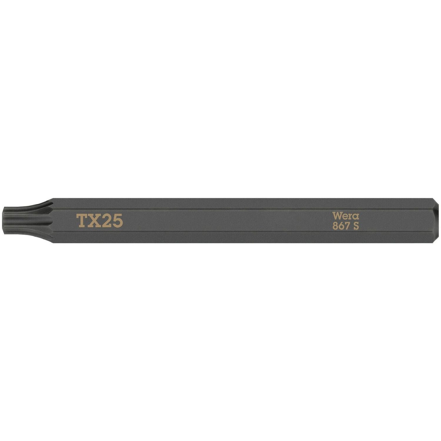 Wera 867 S Torx Bit For Impact Screwdrivers, Torx 30x70-mm.