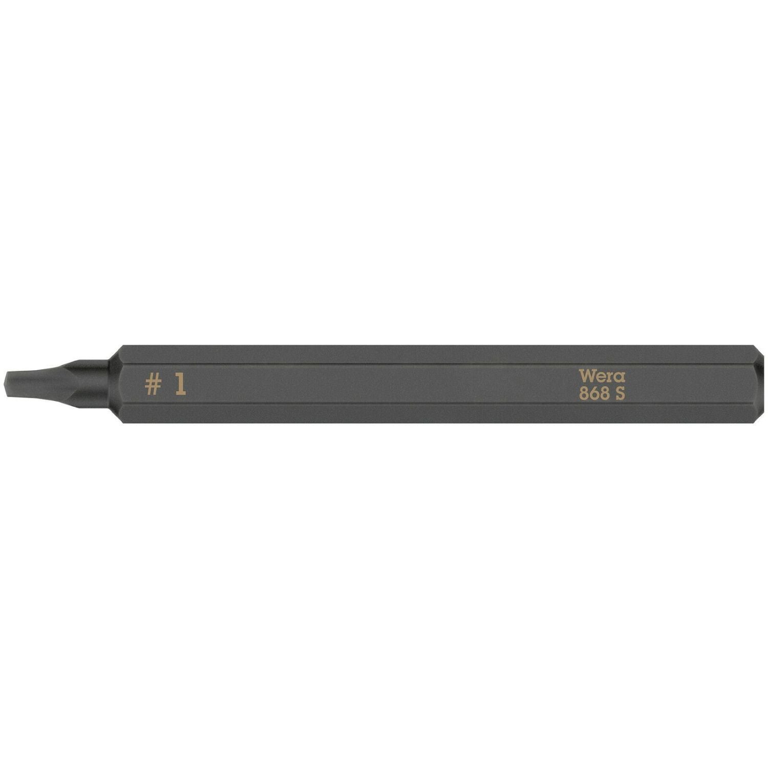 Wera 868 S Square Head Socket Bit For Impact Screwdrivers, # 1x70-mm.