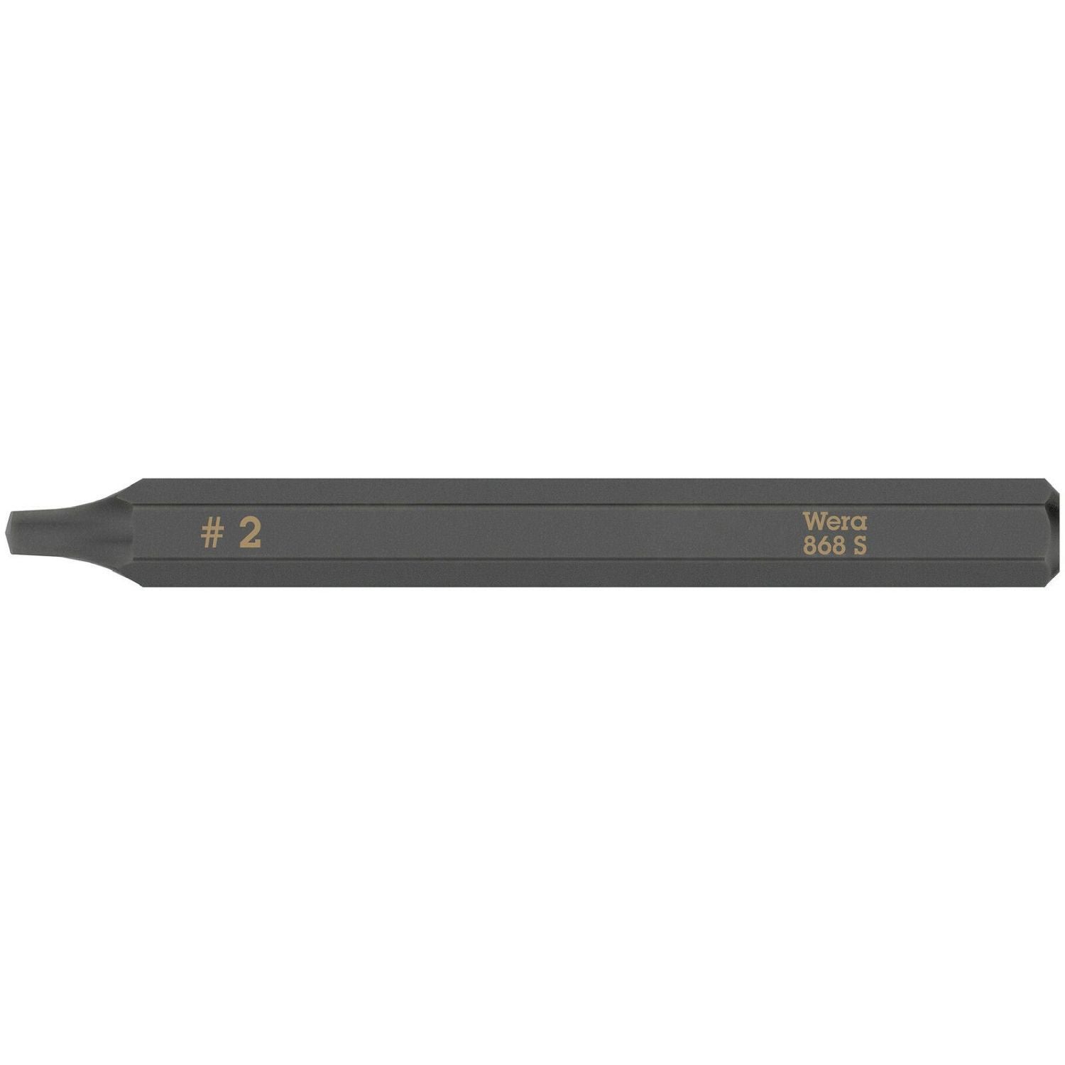 Wera 868 S Square Head Socket Bit For Impact Screwdrivers, # 2x70-mm.