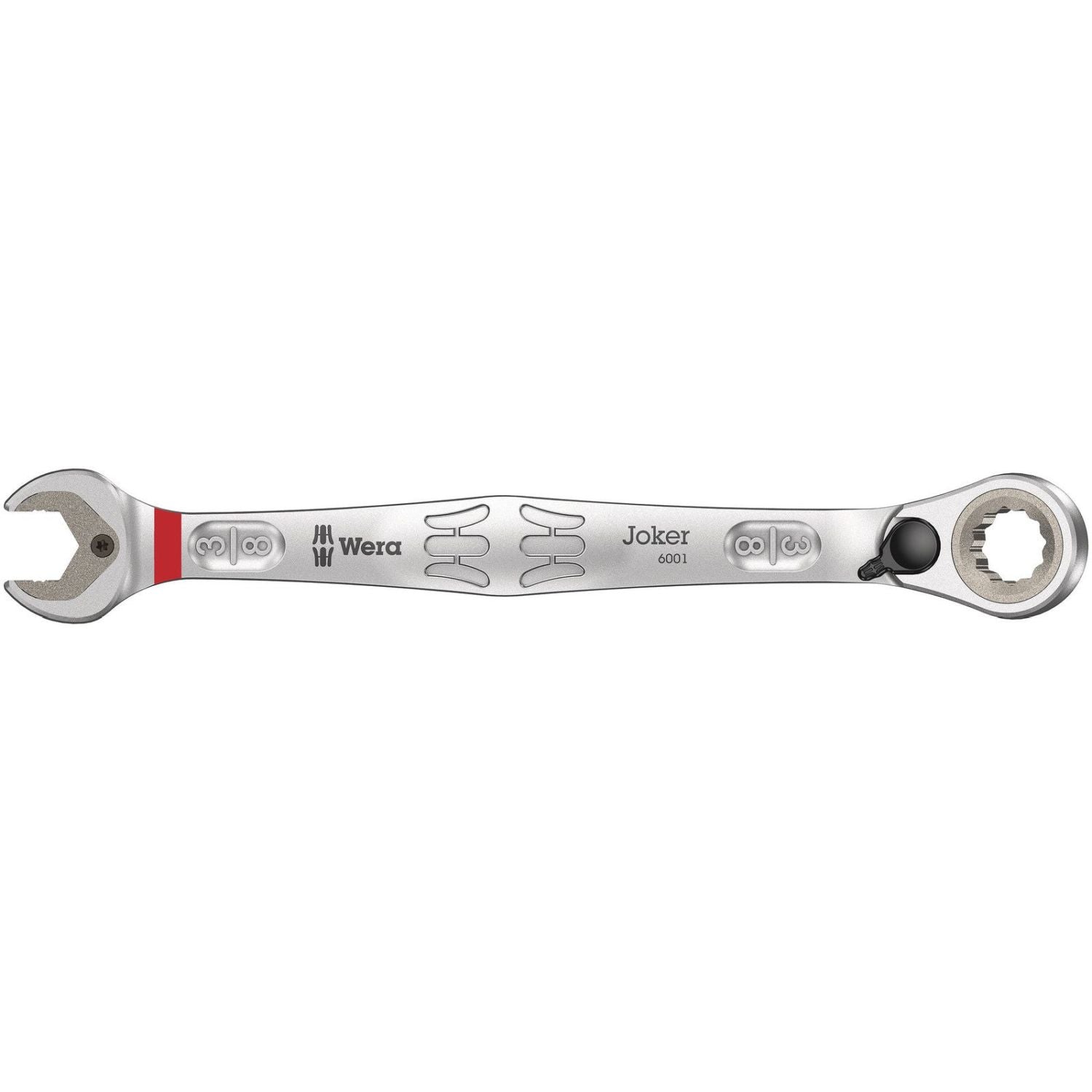 Wera 6001 Joker Switch Ratcheting Combination Wrench, With Switch Lever, Imperial, 3/8-in.x159-mm.