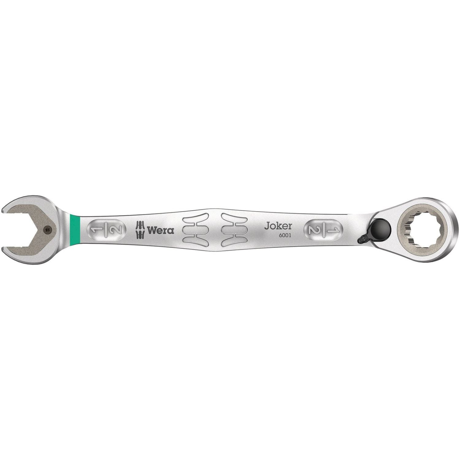 Wera 6001 Joker Switch Ratcheting Combination Wrench, With Switch Lever, Imperial, 1/2-in.x171-mm.