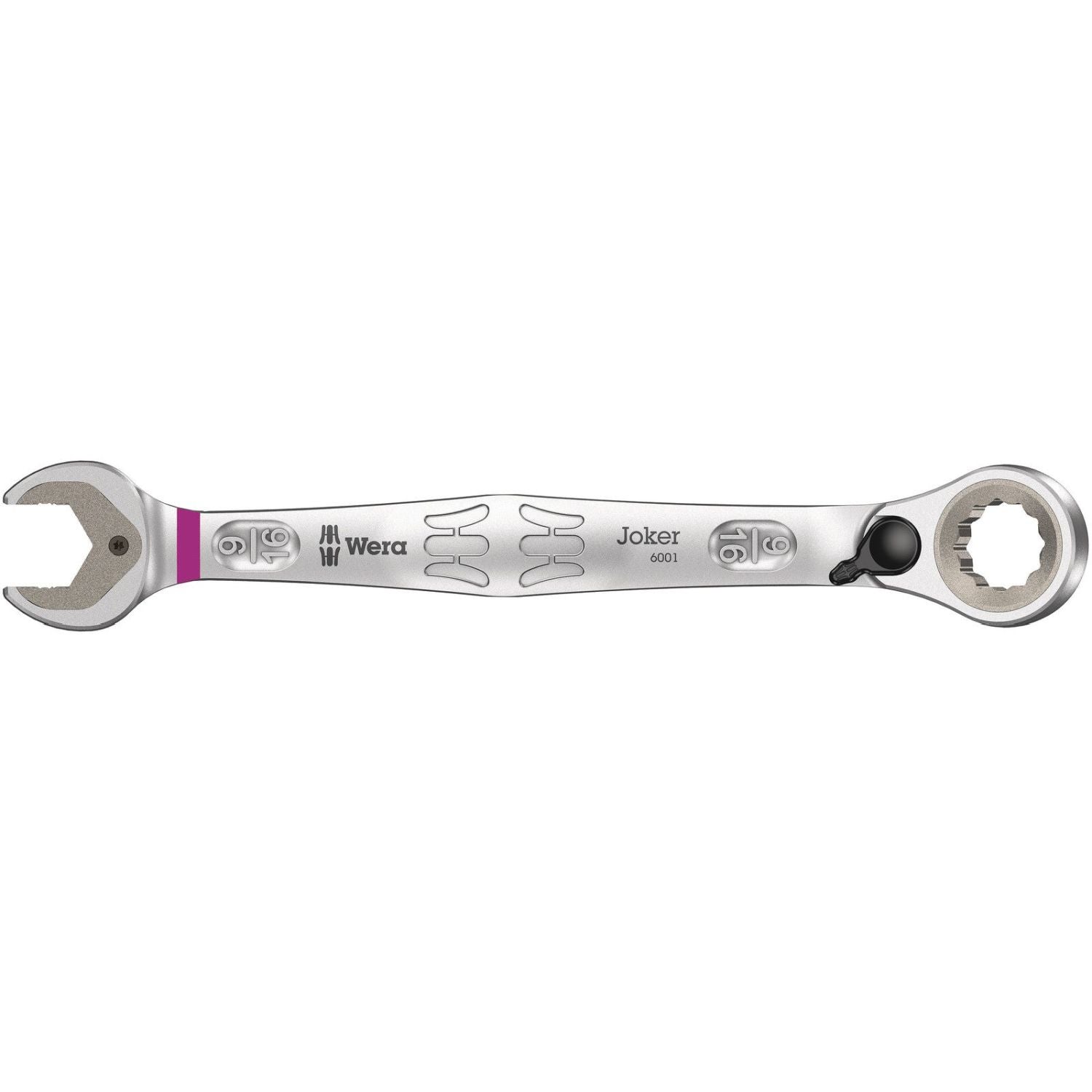 Wera 6001 Joker Switch Ratcheting Combination Wrench, With Switch Lever, Imperial, 9/16-in.x187-mm.