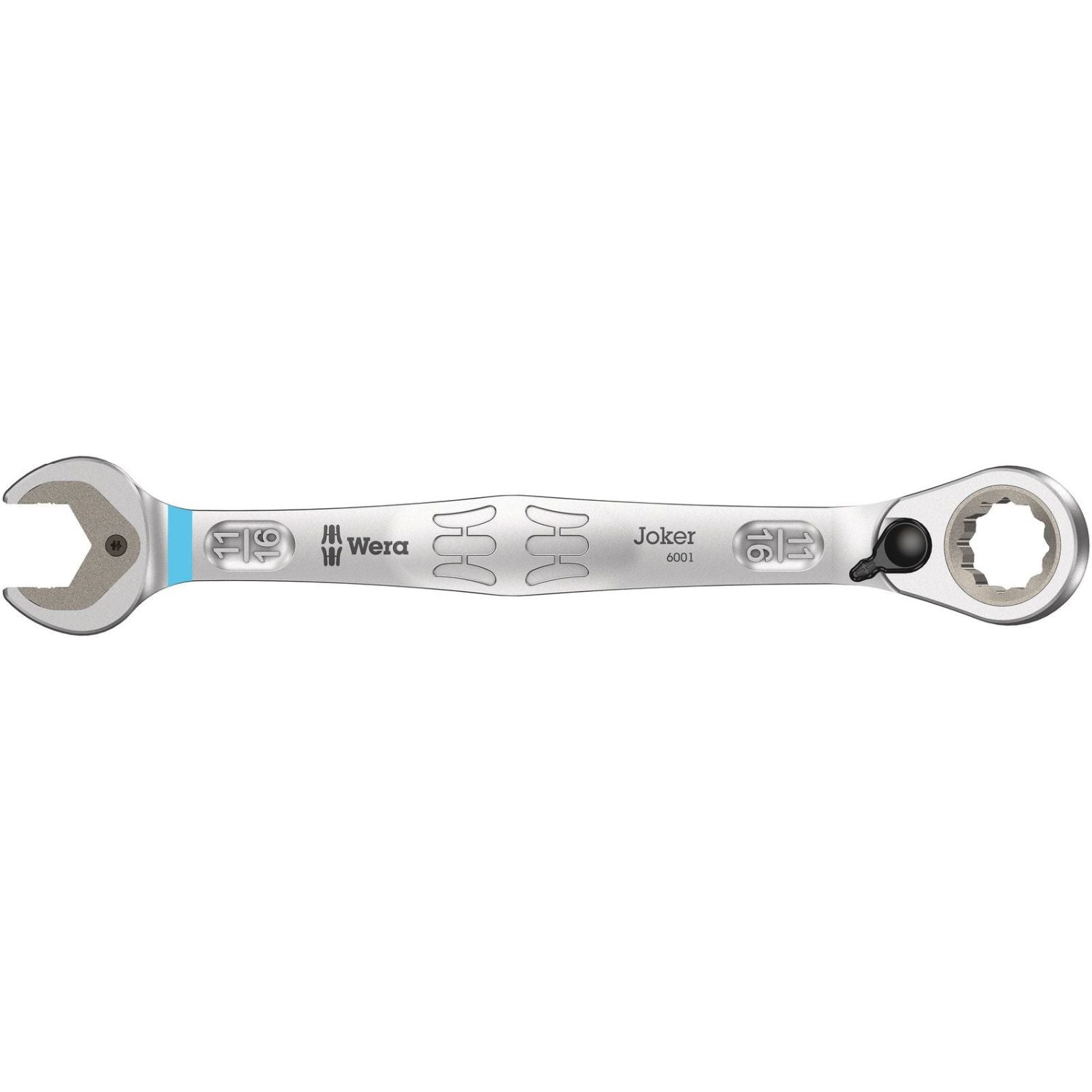 Wera 6001 Joker Switch Ratcheting Combination Wrench, With Switch Lever, Imperial, 11/16-in.x234-mm.