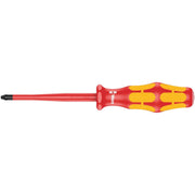 Wera 162 Iss Ph VDE Insulated Screwdriver With Reduced Blade Diameter For Phillips Screws, Ph 1x80-mm.