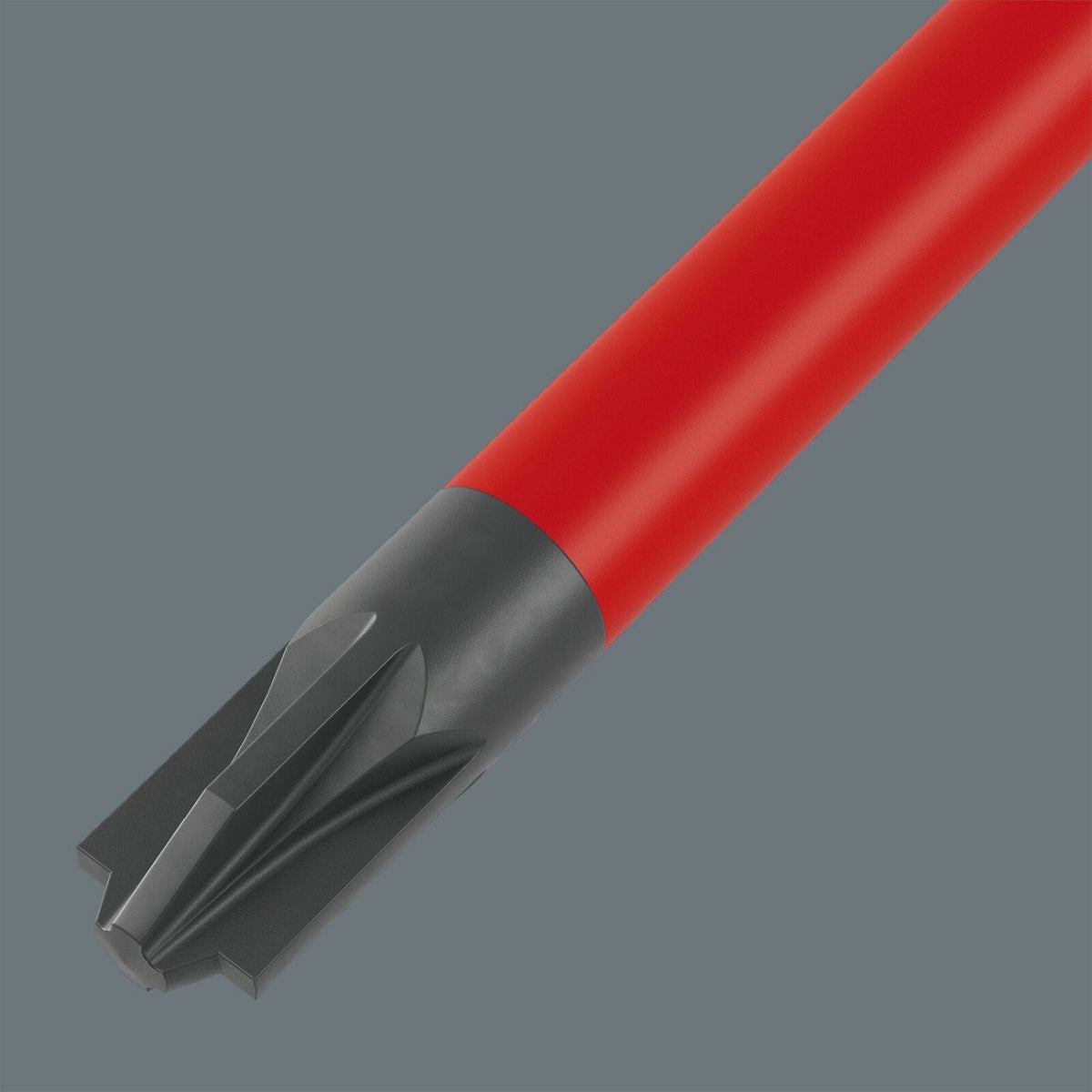 Wera 165 Iss Pz/S VDE Insulated Screwdriver With Reduced Blade Diameter For Plusminus Screws (Pozidriv/Slotted), # 1x80-mm.