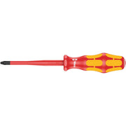 Wera 162 Iss Ph VDE Insulated Screwdriver With Reduced Blade Diameter For Phillips Screws, Ph 2x100-mm.